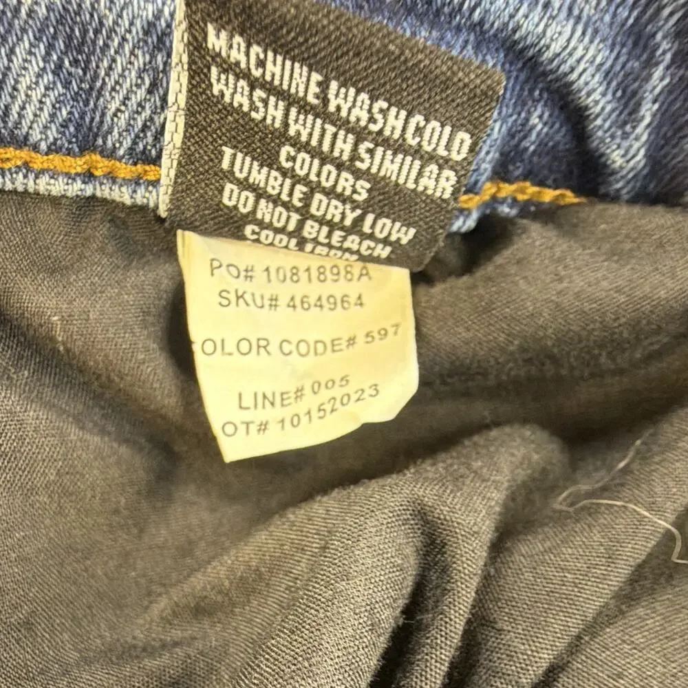 RSQ Men’s Straight Fit Light Wash Blue Stretch Denim Jeans Mid Rise 5-Pocket